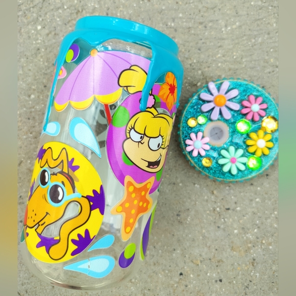 Rugrats Themed Glass Tumbler - Picture 1 of 2
